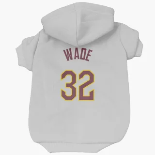 Cleveland Cavaliers Dean Wade White  Dog & Cat Pet Hoodie