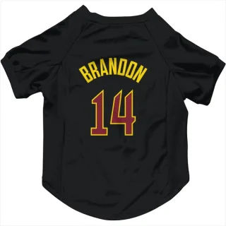 Cleveland Cavaliers Terrell Brandon Black  Dog & Cat Pet Jersey