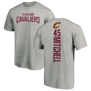 Men's Cleveland Cavaliers Donovan Mitchell Ash Backer T-Shirt