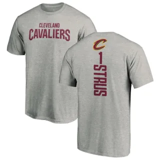 Youth Cleveland Cavaliers Max Strus Ash Backer T-Shirt